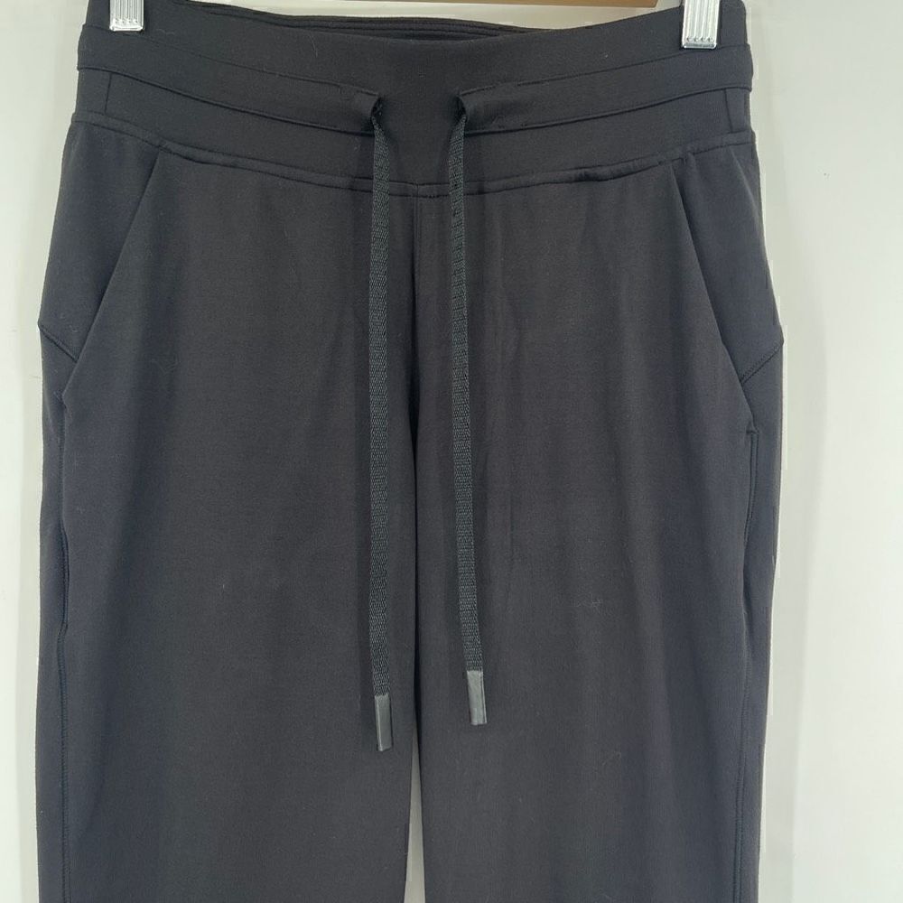 Lululemon X Ready to Rulu Pants Women's Elastic Waist Black Jogger Pants Size 4 - Picture 2 of 7